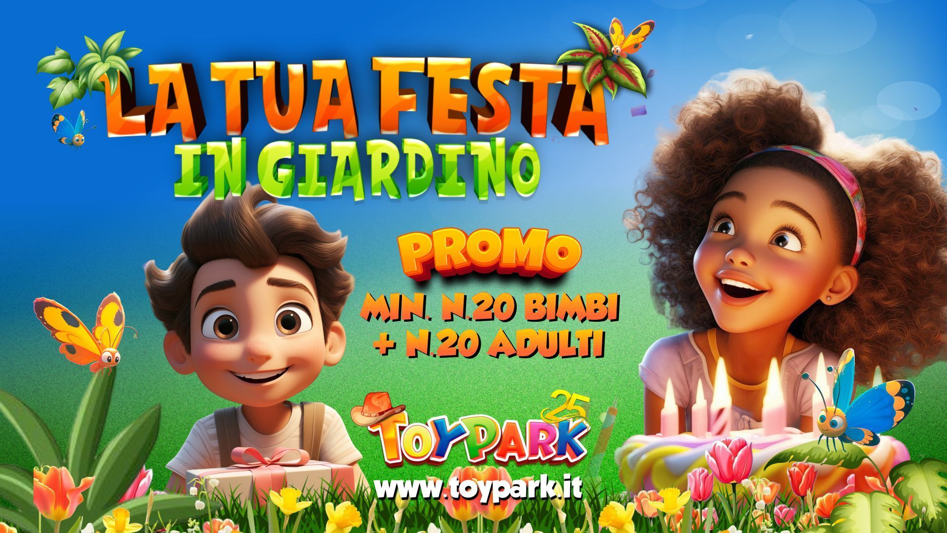 Promozione parco divertimenti Palermo Toy Park: Festa in Giardino al Toy Park – Dove la Magia del Gioco Prende Vita!