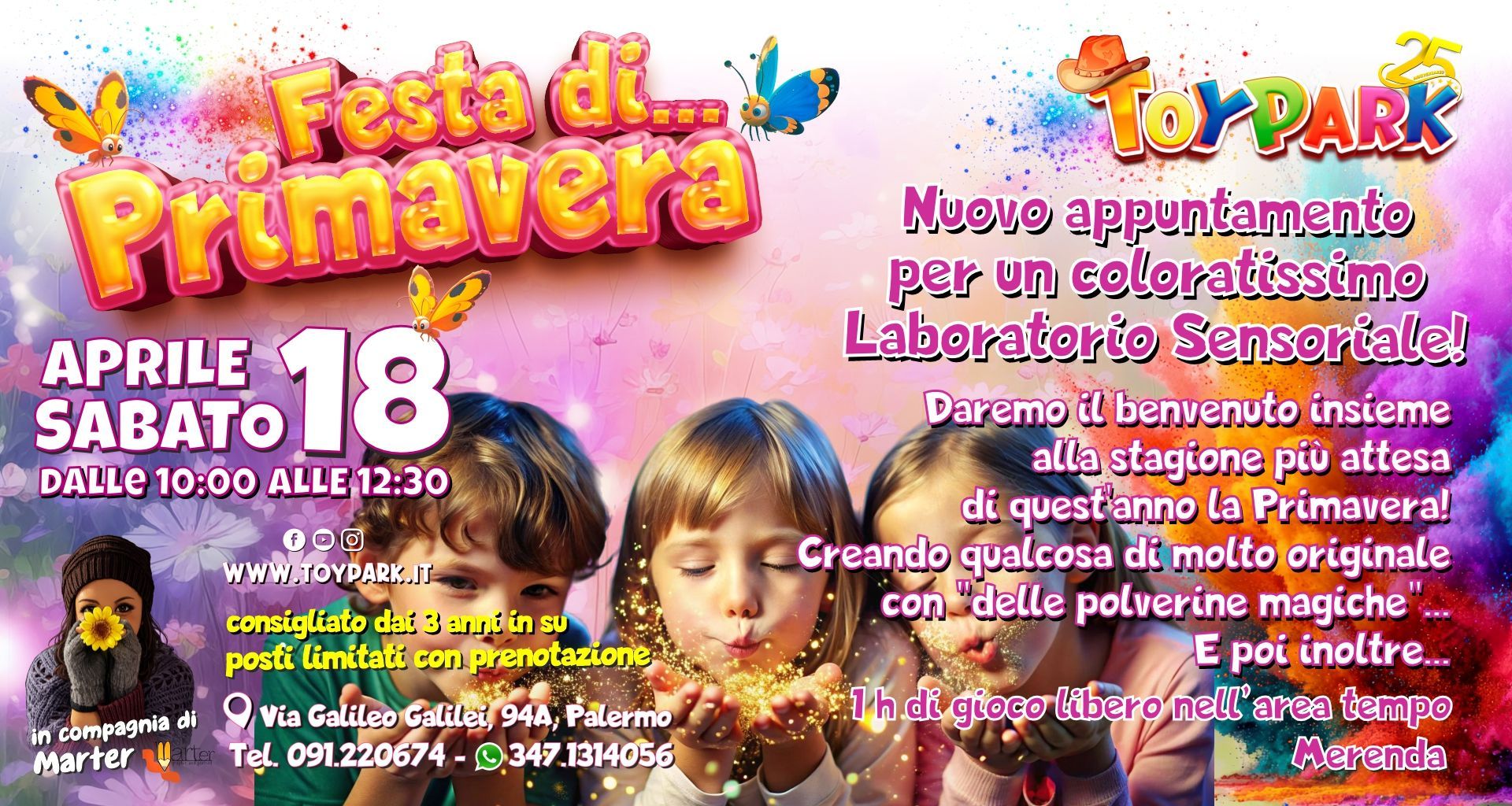 La nostra festa di Primavera, parco divertimenti Toy Park Palermo