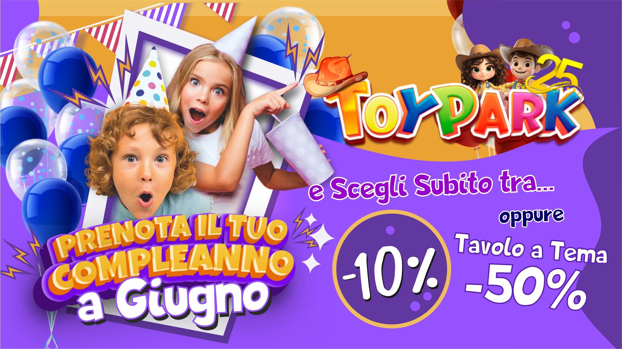 Promozione parco divertimenti Palermo Toy Park: Giugno porta con se una grande sorpresa!